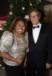 Den Haag 12 december 2022
Society Lunch in het crown Plaza hotel.
Justine Pelmelay met haar man