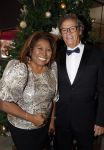 Den Haag 12 december 2022
Society Lunch in het crown Plaza hotel.
Justine Pelmelay met haar man