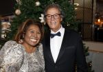 Den Haag 12 december 2022
Society Lunch in het crown Plaza hotel.
Justine Pelmelay met haar man