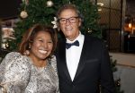 Den Haag 12 december 2022
Society Lunch in het crown Plaza hotel.
Justine Pelmelay met haar man