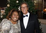 Den Haag 12 december 2022
Society Lunch in het crown Plaza hotel.
Justine Pelmelay met haar man