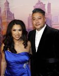 Amsterdam 22 november 2022
Presentatie Real Housewifes of Amsterdam in Hotel Krasnapolsky  van Videoland. Kimmylien Nguyen met man