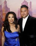 Amsterdam 22 november 2022
Presentatie Real Housewifes of Amsterdam in Hotel Krasnapolsky  van Videoland. Kimmylien Nguyen met man