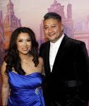 Amsterdam 22 november 2022
Presentatie Real Housewifes of Amsterdam in Hotel Krasnapolsky  van Videoland. Kimmylien Nguyen met man