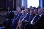 Amsterdam 7 december 2022
Prins Claus prijzen in paleis op de dam . Aanwezig Koning Willem Alexander Koningin Maxima Prinses Beatrix Prins Constantijn en Prinses laurentien.