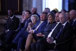 Amsterdam 7 december 2022
Prins Claus prijzen in paleis op de dam . Aanwezig Koning Willem Alexander Koningin Maxima Prinses Beatrix Prins Constantijn en Prinses laurentien.