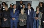 Amsterdam 7 december 2022
Prins Claus prijzen in paleis op de dam . Aanwezig Koning Willem Alexander Koningin Maxima Prinses Beatrix Prins Constantijn en Prinses laurentien.