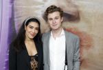Hilversum 19 december 2022
The roast van Famke Louise in studio 21. Moise Trustfull en haar vriend Kaj v d Voort