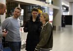 Schiphol 19 december 2022
Noa Vahle arriveert op schiphol na de WK Voetbal waar ze verslag deed voor SBS6. Haar vriend Tim de Wild wachhte haar op .