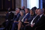 Amsterdam 7 december 2022
Prins Claus prijzen in paleis op de dam . Aanwezig Koning Willem Alexander Koningin Maxima Prinses Beatrix Prins Constantijn en Prinses laurentien.