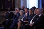 Amsterdam 7 december 2022
Prins Claus prijzen in paleis op de dam . Aanwezig Koning Willem Alexander Koningin Maxima Prinses Beatrix Prins Constantijn en Prinses laurentien.