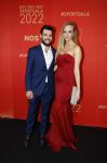 Amsterdam 21 december 2022
Sportman en Sportvrouw van het jaar Gala in AFAS Live. Sjinkie Knegt met zijn vriendin Chantal
