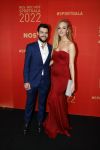 Amsterdam 21 december 2022
Sportman en Sportvrouw van het jaar Gala in AFAS Live. Sjinkie Knegt met zijn vriendin Chantal