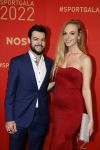 Amsterdam 21 december 2022
Sportman en Sportvrouw van het jaar Gala in AFAS Live. Sjinkie Knegt met zijn vriendin Chantal