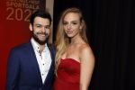 Amsterdam 21 december 2022
Sportman en Sportvrouw van het jaar Gala in AFAS Live. Sjinkie Knegt met zijn vriendin Chantal