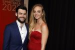 Amsterdam 21 december 2022
Sportman en Sportvrouw van het jaar Gala in AFAS Live. Sjinkie Knegt met zijn vriendin Chantal