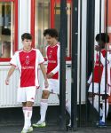 Amsterdam 11 november 2023
Damian v d Vaart in Ajax O18 tegen fc Den Haag op de toekomst.