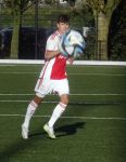 Amsterdam 11 november 2023
Damian v d Vaart in Ajax O18 tegen fc Den Haag op de toekomst.