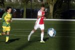 Amsterdam 11 november 2023
Damian v d Vaart in Ajax O18 tegen fc Den Haag op de toekomst.