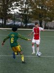 Amsterdam 11 november 2023
Damian v d Vaart in Ajax O18 tegen fc Den Haag op de toekomst.