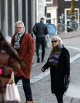Amsterdam 30 november 2023
Jeroen Krabben en zijn vrouw Herma Krabbe in hun biro onderweg naar het Waldorf Astoria Hotel.