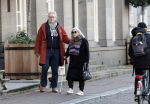 Amsterdam 30 november 2023
Jeroen Krabben en zijn vrouw Herma Krabbe in hun biro onderweg naar het Waldorf Astoria Hotel.