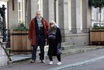 Amsterdam 30 november 2023
Jeroen Krabben en zijn vrouw Herma Krabbe in hun biro onderweg naar het Waldorf Astoria Hotel.