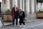 Amsterdam 30 november 2023
Jeroen Krabben en zijn vrouw Herma Krabbe in hun biro onderweg naar het Waldorf Astoria Hotel.