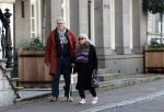 Amsterdam 30 november 2023
Jeroen Krabben en zijn vrouw Herma Krabbe in hun biro onderweg naar het Waldorf Astoria Hotel.
