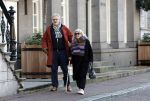 Amsterdam 30 november 2023
Jeroen Krabben en zijn vrouw Herma Krabbe in hun biro onderweg naar het Waldorf Astoria Hotel.