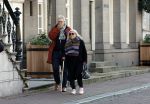 Amsterdam 30 november 2023
Jeroen Krabben en zijn vrouw Herma Krabbe in hun biro onderweg naar het Waldorf Astoria Hotel.