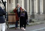 Amsterdam 30 november 2023
Jeroen Krabben en zijn vrouw Herma Krabbe in hun biro onderweg naar het Waldorf Astoria Hotel.