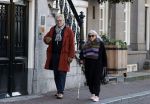 Amsterdam 30 november 2023
Jeroen Krabben en zijn vrouw Herma Krabbe in hun biro onderweg naar het Waldorf Astoria Hotel.