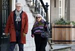Amsterdam 30 november 2023
Jeroen Krabben en zijn vrouw Herma Krabbe in hun biro onderweg naar het Waldorf Astoria Hotel.