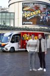 Scheveningen 23 november 2023
John de Bever en Kees de Bever ( Kees Stevens) voor hun camper bij het circustheater.