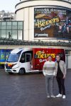Scheveningen 23 november 2023
John de Bever en Kees de Bever ( Kees Stevens) voor hun camper bij het circustheater.