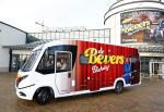 Scheveningen 23 november 2023
John de Bever en Kees de Bever ( Kees Stevens) voor hun camper bij het circustheater.