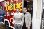 Scheveningen 23 november 2023
John de Bever en Kees de Bever ( Kees Stevens) voor hun camper bij het circustheater.