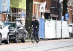 Amsterdam 4 novemnber 2023
Leco v Zadelhoff op de fiets in Amsterdam zuid