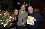 Asten 2 november 2023
Boekpresentatie Peter Gillis op park Prinsesmeer.
Aanwezig vriendin Wendy v Hout en zijn kinderen Mark Inge en Ruud . Mark Baanders reikte het eerste boek uit.