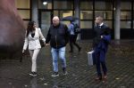 Utrecht 13 november 2023
Rechtszaak Wendy v Hout tegen haar expartner Joey S. Wendy kwam samen met partenre Peter Gillis naar de rechtbank in Utrecht .