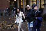 Utrecht 13 november 2023
Rechtszaak Wendy v Hout tegen haar expartner Joey S. Wendy kwam samen met partenre Peter Gillis naar de rechtbank in Utrecht .
