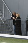 Amsterdam 11 november 2023
Damian v d Vaart in Ajax O18 tegen fc Den Haag op de toekomst. Zijn moeder Sylvie Meis en vriend Wim Beelen zijn aanwezig.