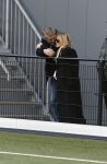 Amsterdam 11 november 2023
Damian v d Vaart in Ajax O18 tegen fc Den Haag op de toekomst. Zijn moeder Sylvie Meis en vriend Wim Beelen zijn aanwezig.