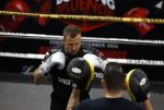 Hoofddorp 25 november 2024
Training Boxing influencers met oa Dave Roelvink Bravo Mark Schaaf  Geraldo Holzken Niek Holzken Roy  Meyer Goudtje Oussama Ahammoud Boer Ayoub en Sem v Dijk . Monica Geuze en Kaj Gorgels presenteren het .