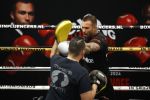 Hoofddorp 25 november 2024
Training Boxing influencers met oa Dave Roelvink Bravo Mark Schaaf  Geraldo Holzken Niek Holzken Roy  Meyer Goudtje Oussama Ahammoud Boer Ayoub en Sem v Dijk . Monica Geuze en Kaj Gorgels presenteren het .
