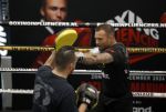 Hoofddorp 25 november 2024
Training Boxing influencers met oa Dave Roelvink Bravo Mark Schaaf  Geraldo Holzken Niek Holzken Roy  Meyer Goudtje Oussama Ahammoud Boer Ayoub en Sem v Dijk . Monica Geuze en Kaj Gorgels presenteren het .