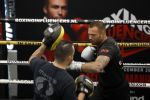 Hoofddorp 25 november 2024
Training Boxing influencers met oa Dave Roelvink Bravo Mark Schaaf  Geraldo Holzken Niek Holzken Roy  Meyer Goudtje Oussama Ahammoud Boer Ayoub en Sem v Dijk . Monica Geuze en Kaj Gorgels presenteren het .