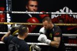 Hoofddorp 25 november 2024
Training Boxing influencers met oa Dave Roelvink Bravo Mark Schaaf  Geraldo Holzken Niek Holzken Roy  Meyer Goudtje Oussama Ahammoud Boer Ayoub en Sem v Dijk . Monica Geuze en Kaj Gorgels presenteren het .