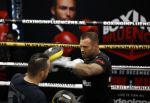 Hoofddorp 25 november 2024
Training Boxing influencers met oa Dave Roelvink Bravo Mark Schaaf  Geraldo Holzken Niek Holzken Roy  Meyer Goudtje Oussama Ahammoud Boer Ayoub en Sem v Dijk . Monica Geuze en Kaj Gorgels presenteren het .